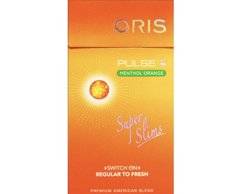 Купить Сигареты Oris Orange Mint Superslims (Орис Апельсин Мята Суперслим) кнопка