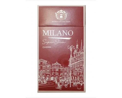 Купить Сигареты  Milano Retro Collection Superslims Cherry (Милано Ретро Вишня Суперслимс) оптом 